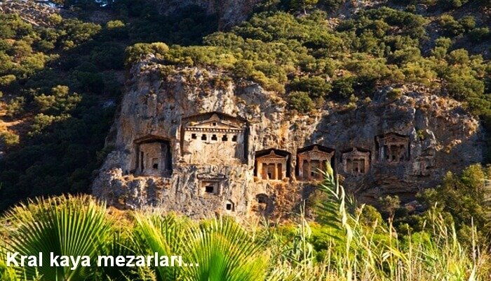 Dalyan kaya mezarlari gezi