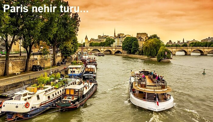 Paris nehir turu